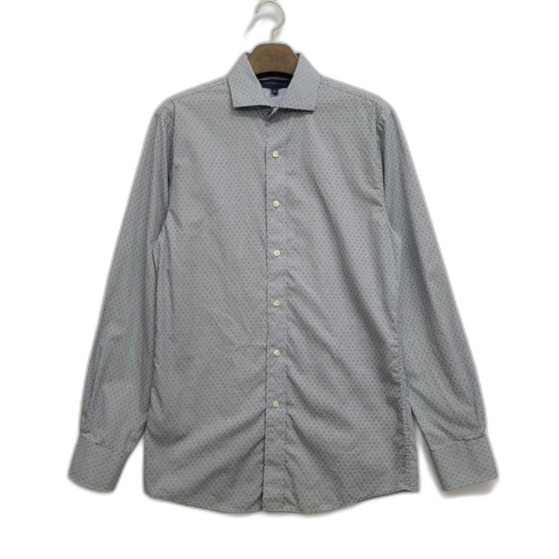 타미힐피거/슬림100/남/프린팅 셔츠//구제나라앨리스