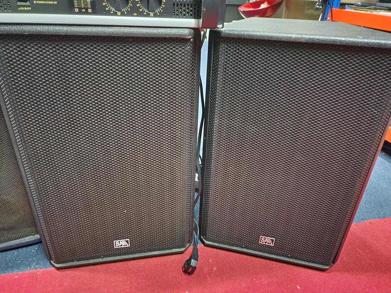 pa.SA-12인지스피커.2조4통.