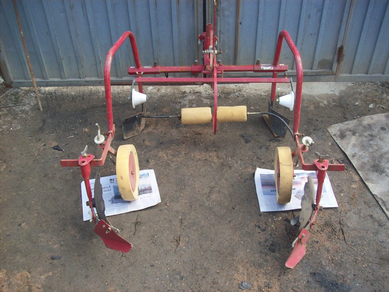  아세아 관리기 용 피복기 +철바퀴