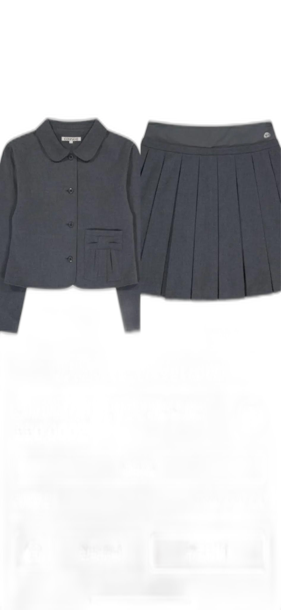 코이세이오 리본자켓 스커트 셋업