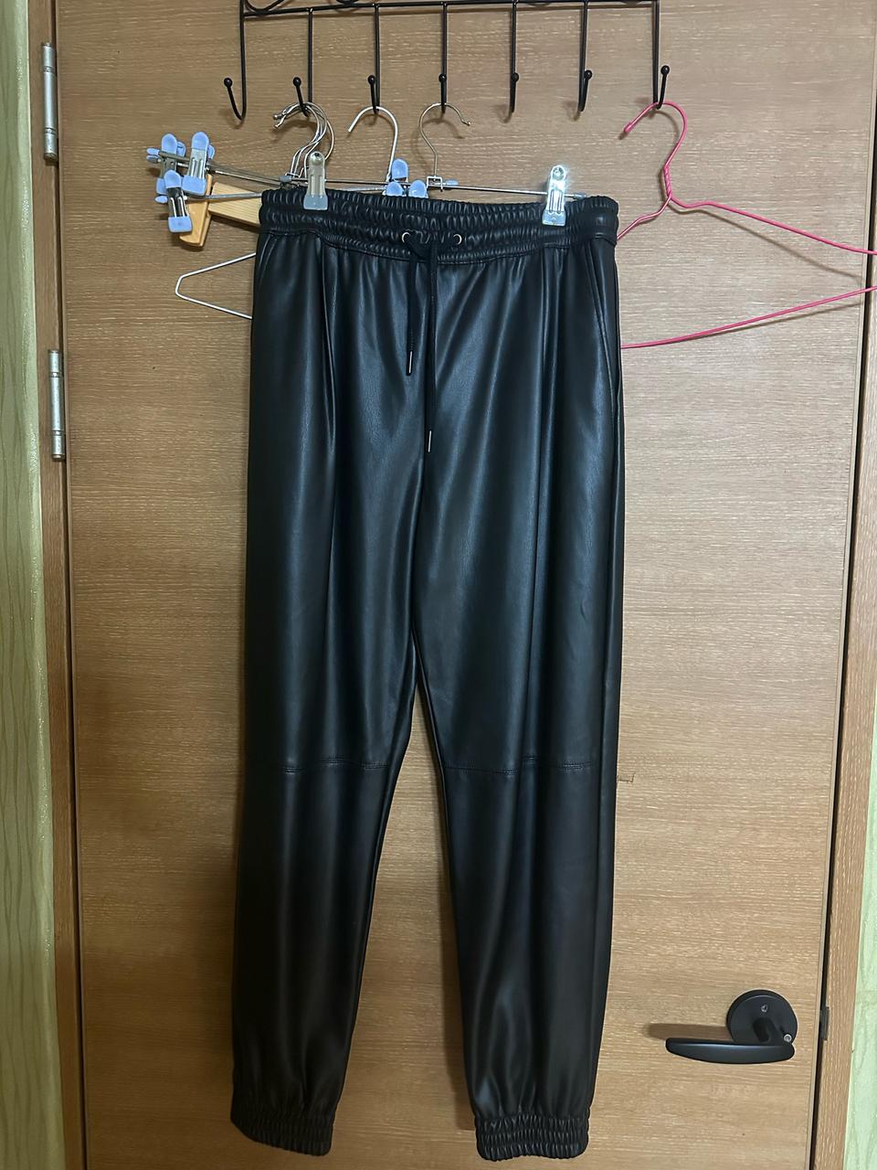 ZARA 자라 레더조거팬츠 베기팬츠 레더팬츠 가죽팬츠