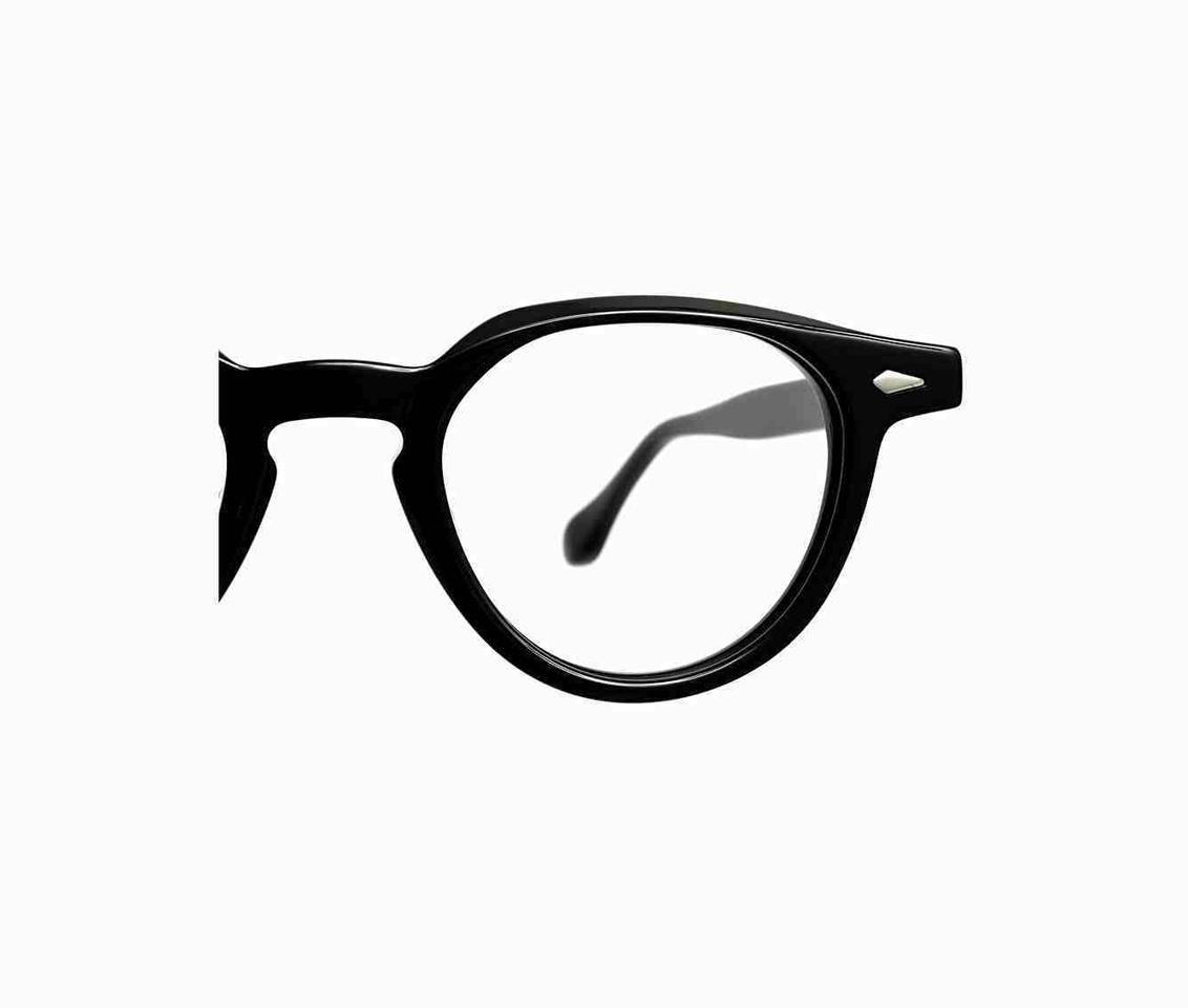 45"사이즈의 바둑알같은 블랙안경