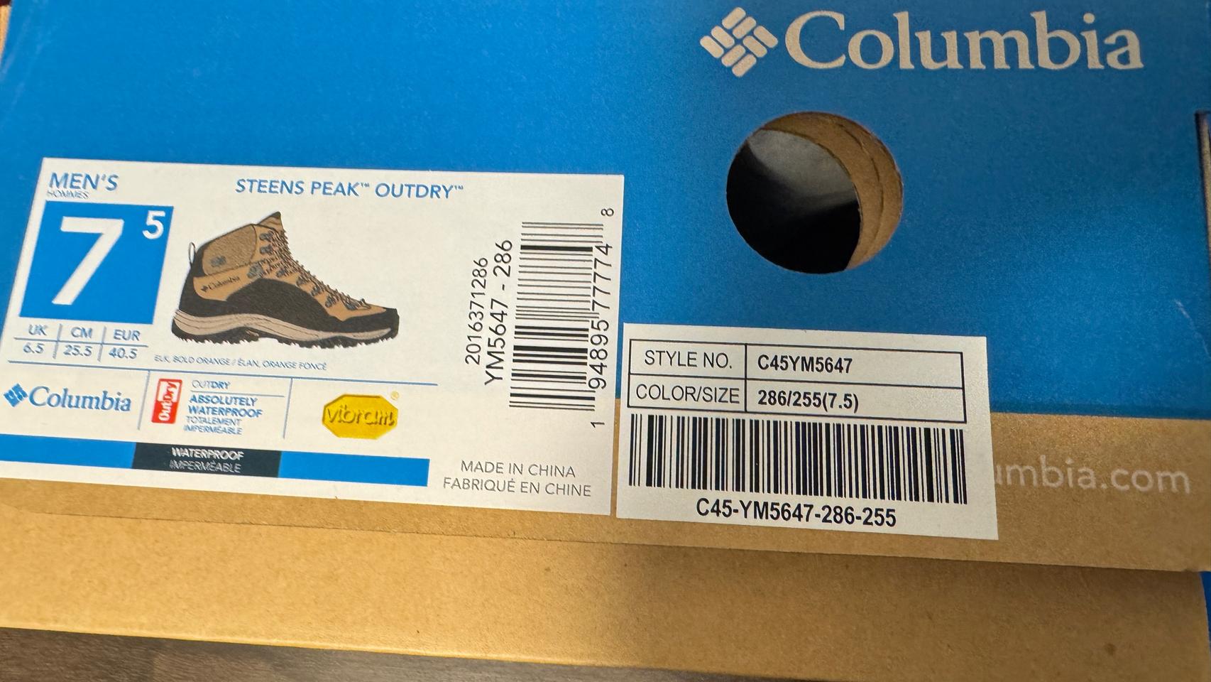 컬럼비아 등산화 트런 트레일러닝 스틴스 픽 아웃드라이브 ym5647-28