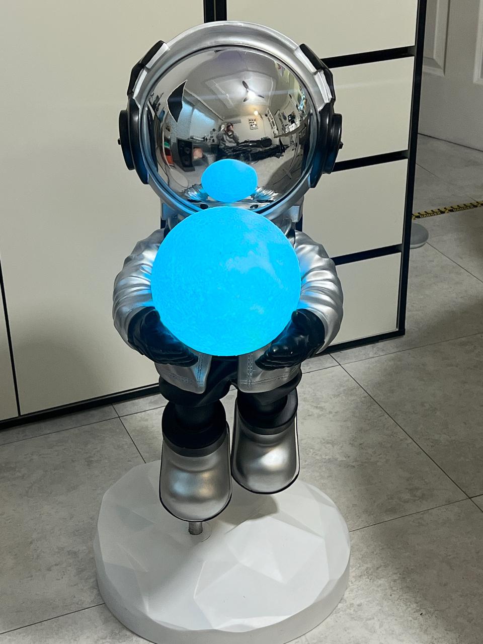 우주인 조명 대형 피규어 80cm