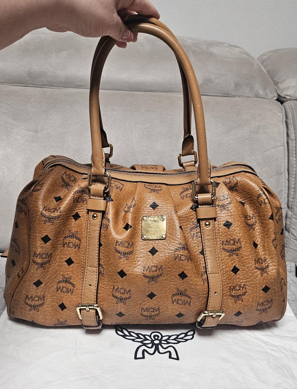MCM정품 비세토스보스턴백-깨끗!