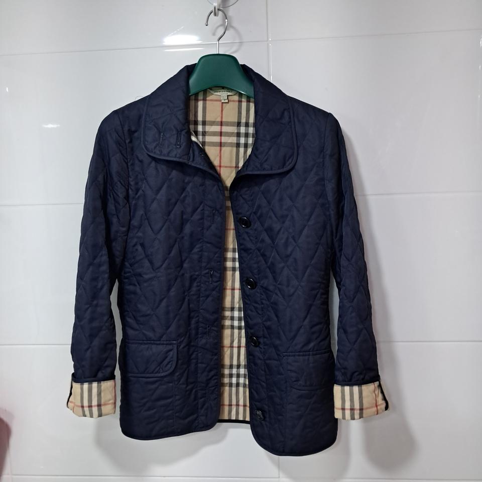 버버리런던 다이아몬드  퀼팅 쟈켙S~95