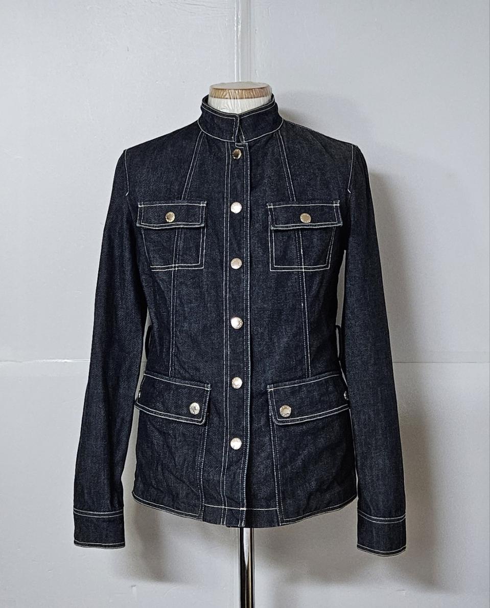 55)MCM MUNCHEN 뮌헨 명품 데님 청자켓
