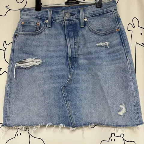 리바이스 프리미엄 데님 스커트 26