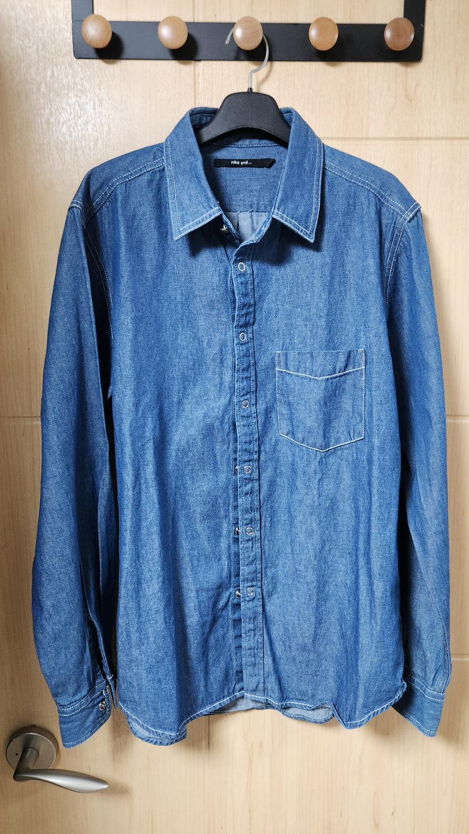 니코앤드 데님셔츠 L사이즈