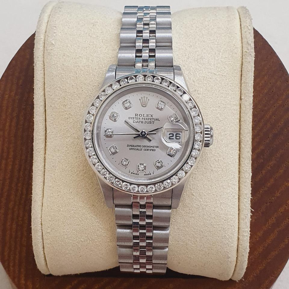 롤렉스 여성용 데이저스트 79190 실버 텐포인트 쥬빌레 브레이슬릿