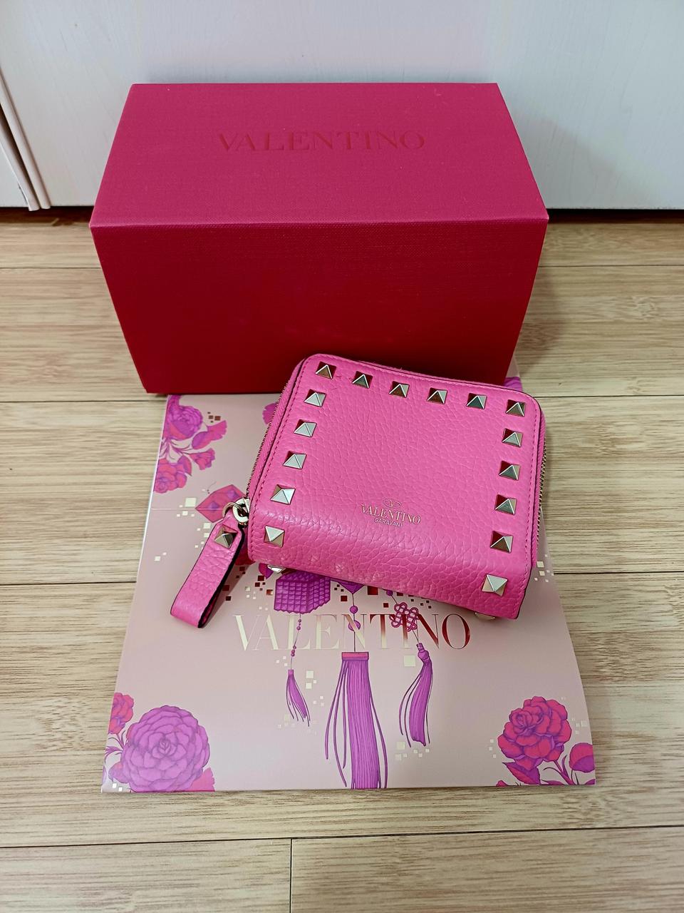 발렌티노 반지갑 정품