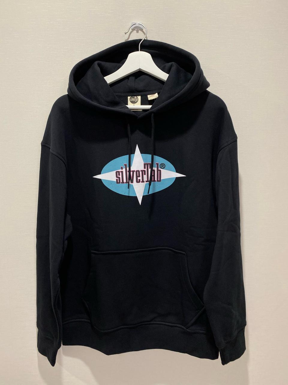 (새상품) 리바이스 실버탭 남녀공용 기모 후드티 M