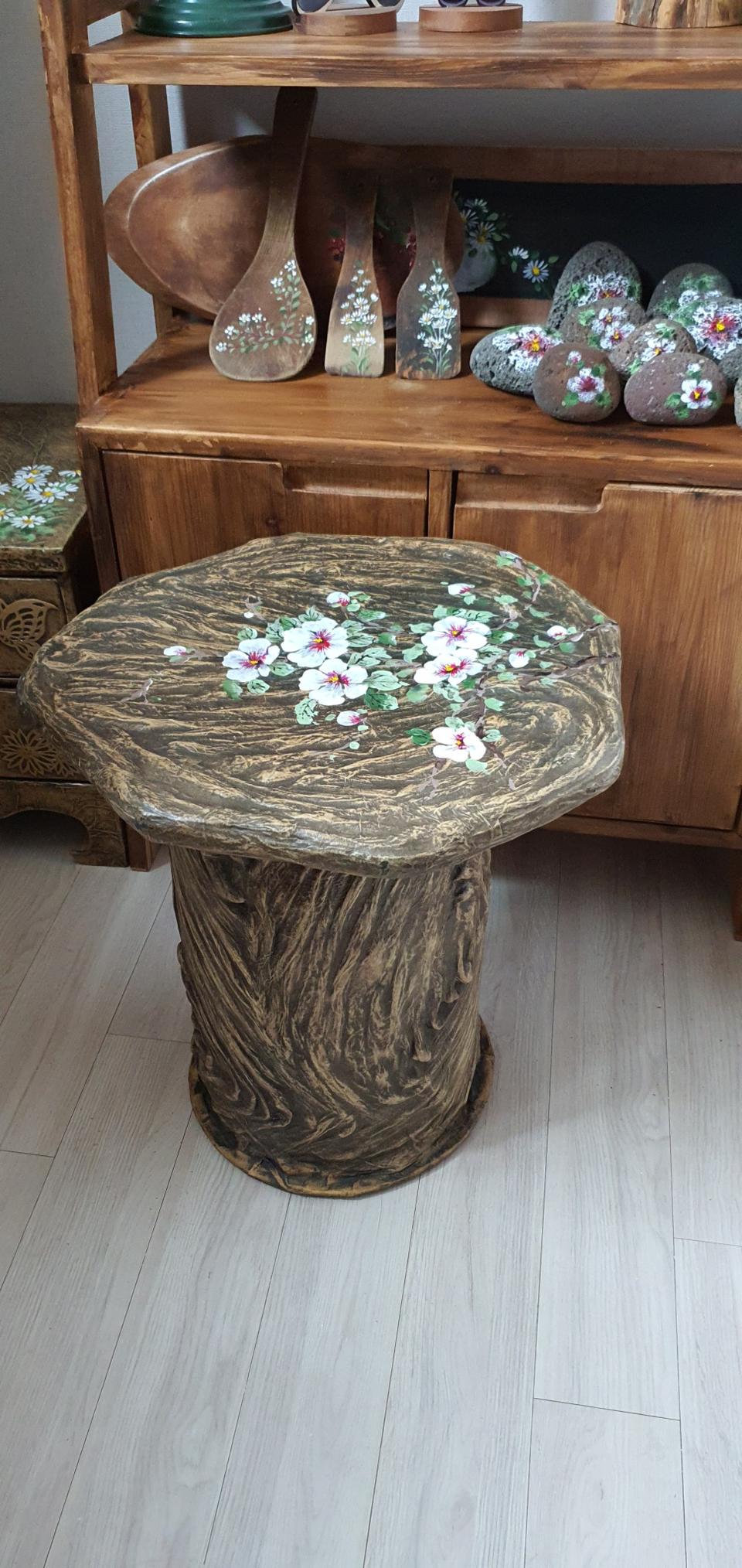 한지공예 창작품 그림