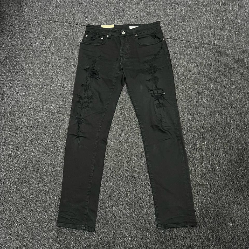 디파트먼트 파이브 흑청 데님 팬츠