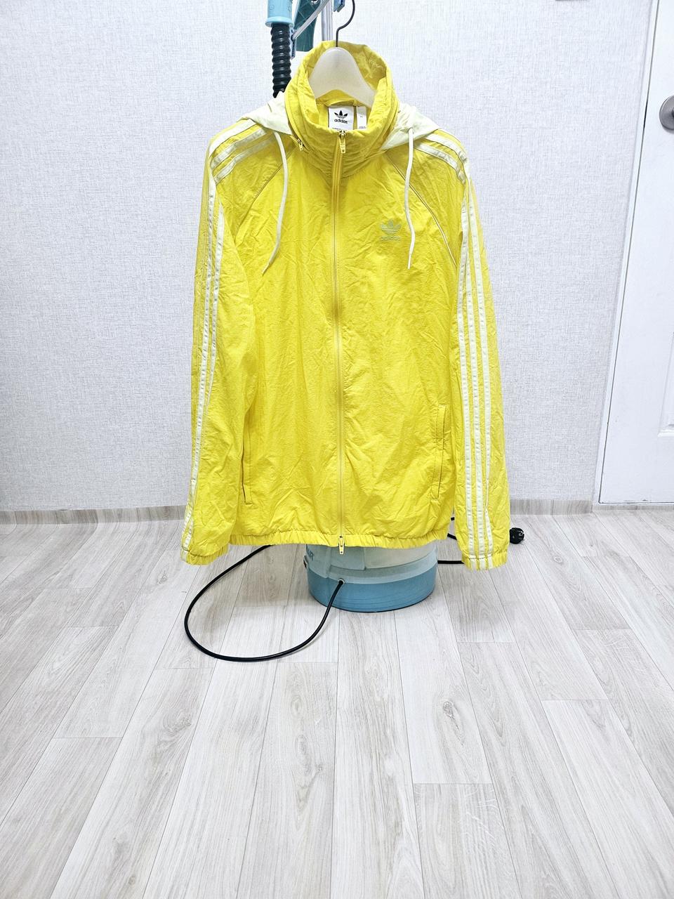 (105)XL ☆초대장급☆ 아디다스 슈퍼스타[옐로우]윈드브레이커 바람막이