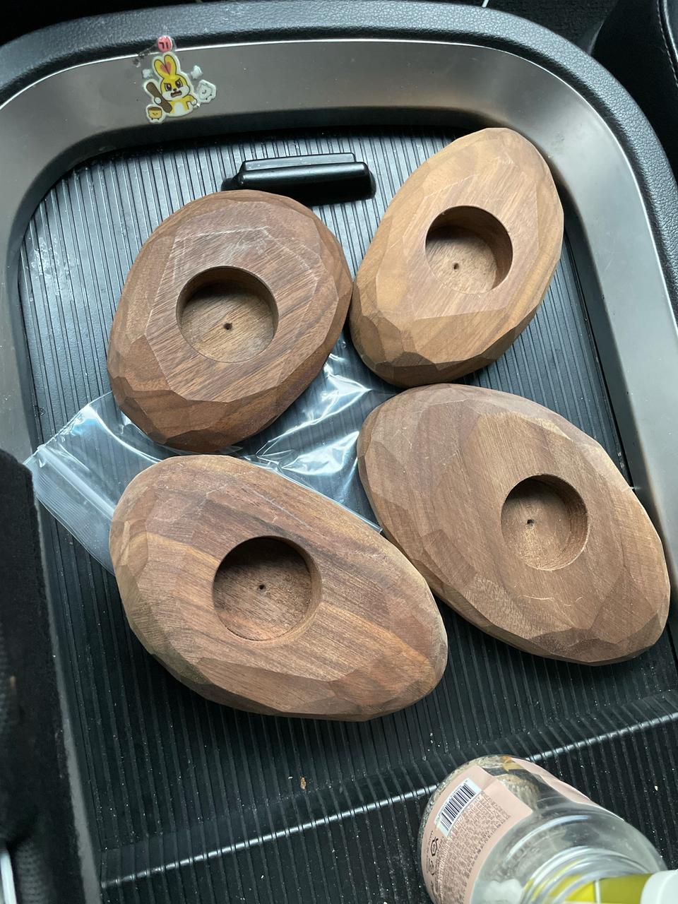 수제 원목 우드 수석  애장품 포창장 받침대