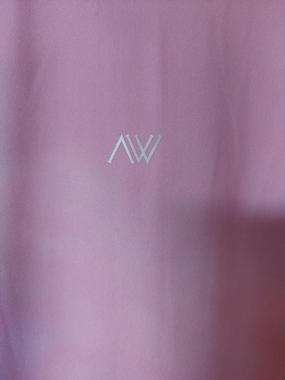 어뉴 골프 그라데이션 넥 티셔츠L100