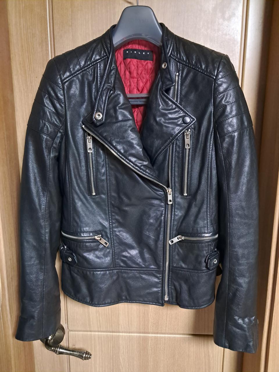 시슬리 산양가죽 라이더자켓 44