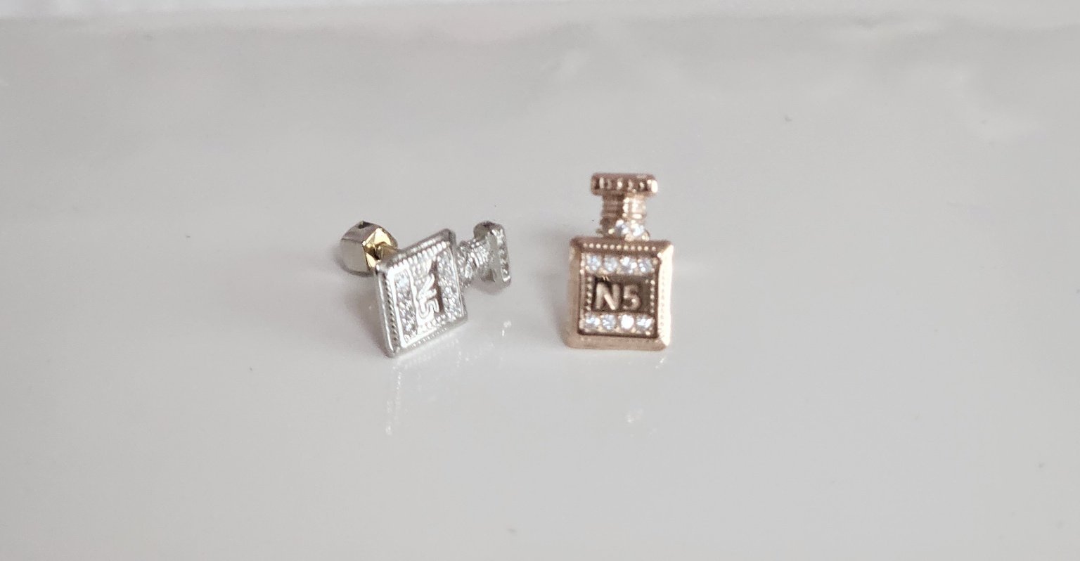 14k피어싱  향수병