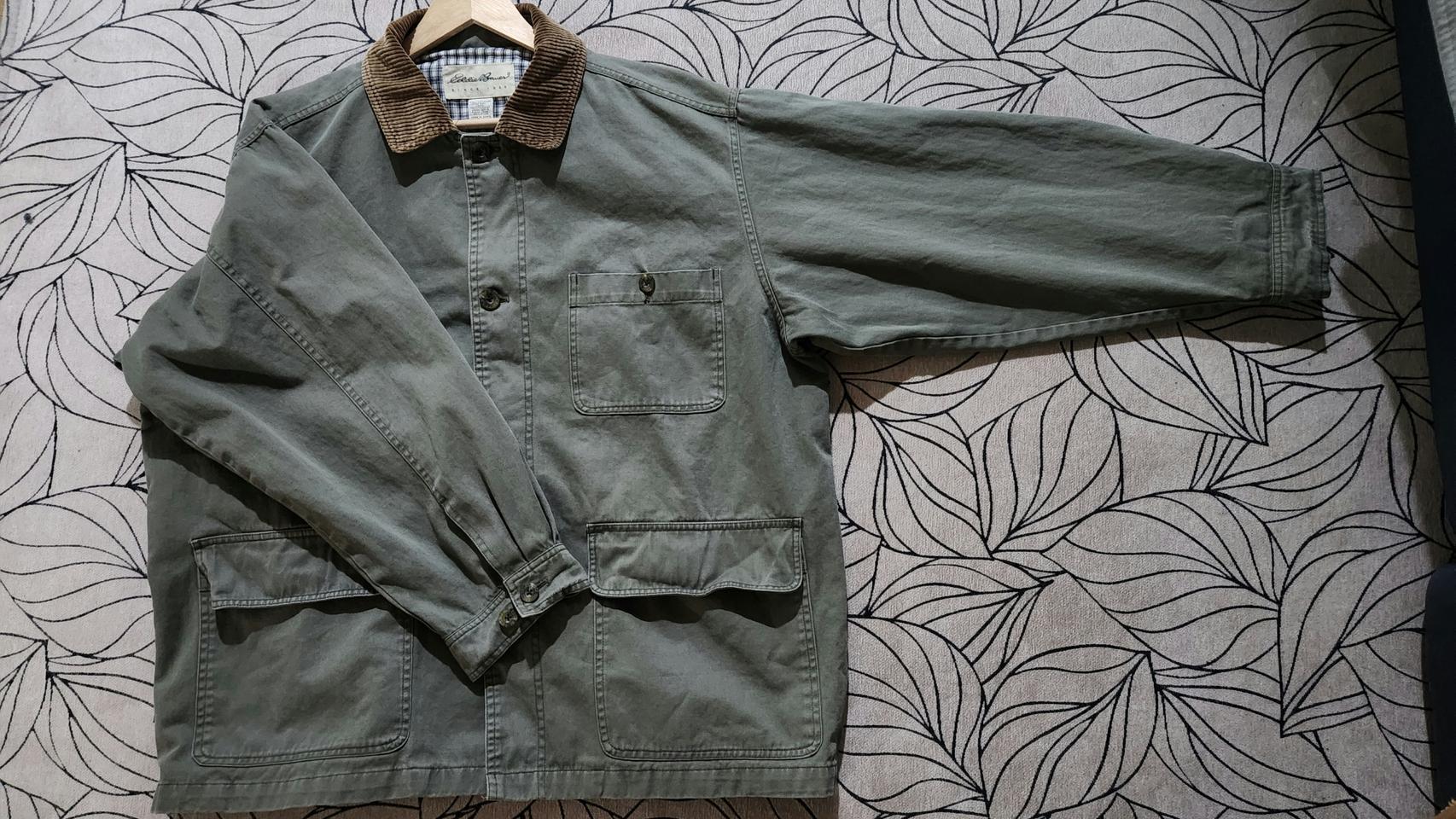 90's 에디바우어 헌팅자켓 올리브 L사이즈