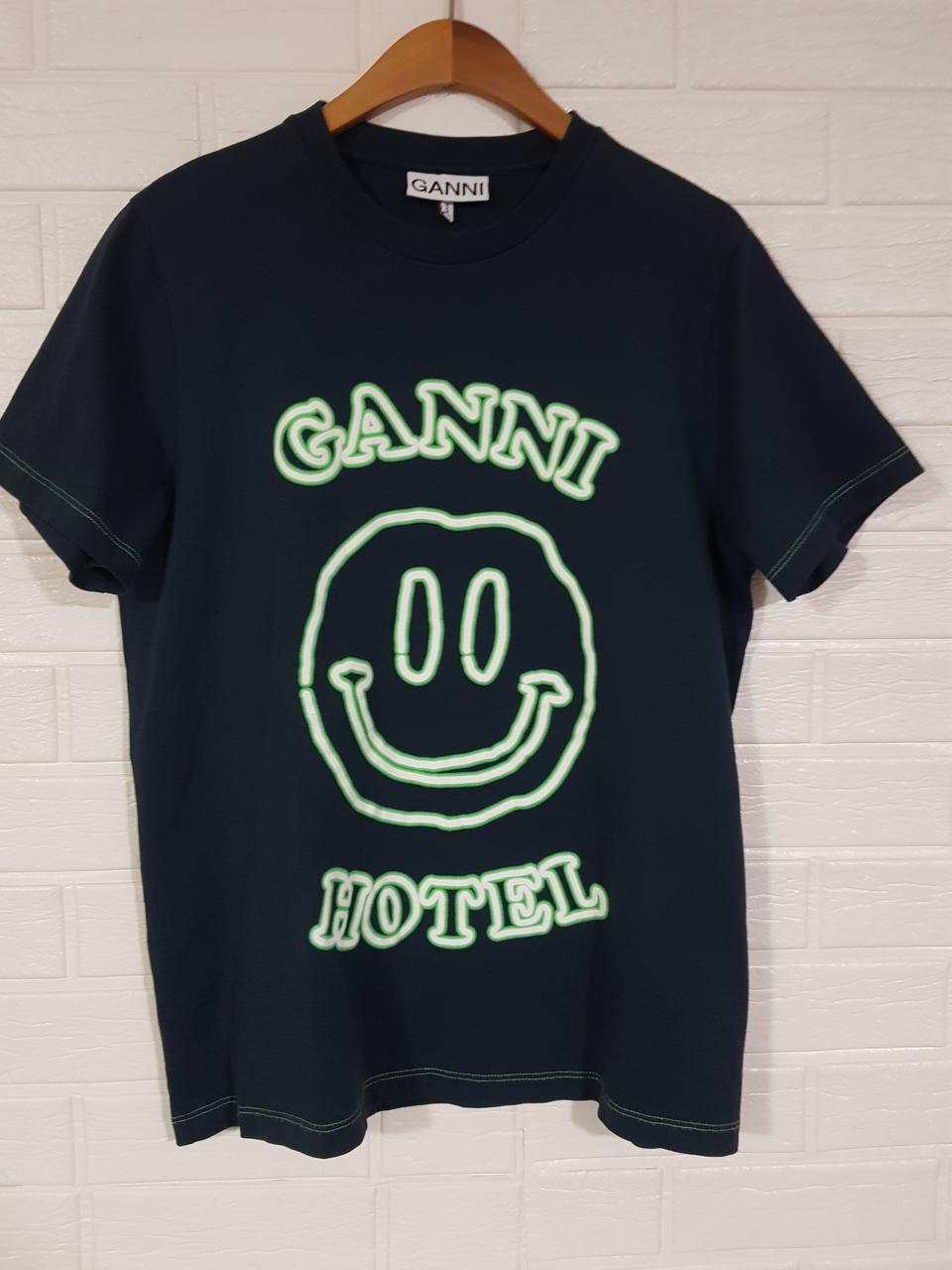 [XS] 가니호텔 티셔츠 GANNI 스마일티셔츠