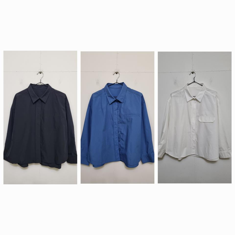 더엣지 프렙 세미크롭셔츠3개세트