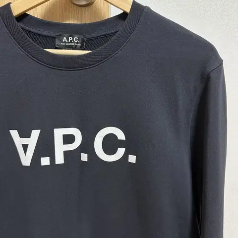 아페쎄 스웨트셔츠(네이비)[L]