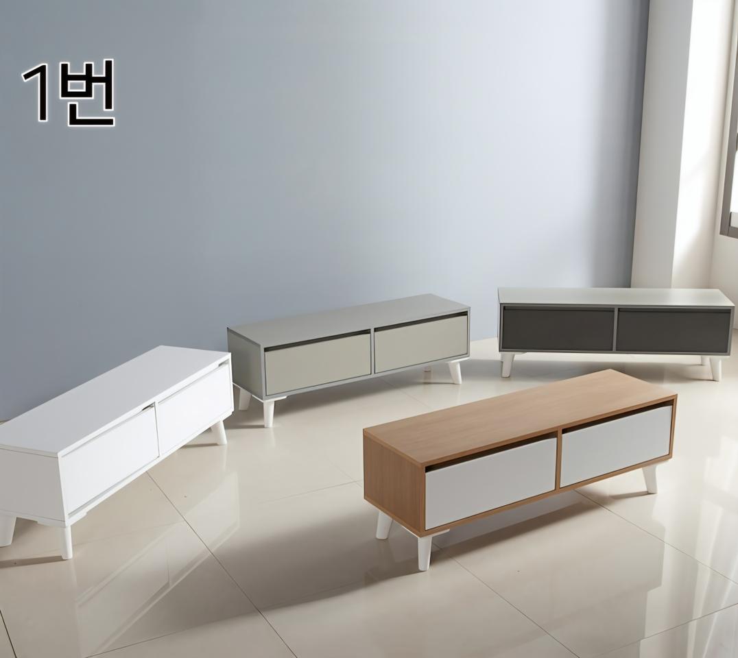 ✨전국최저가✨깔끔 거실장 TV 선반 원목 수납장 서랍장 티비장 테이블