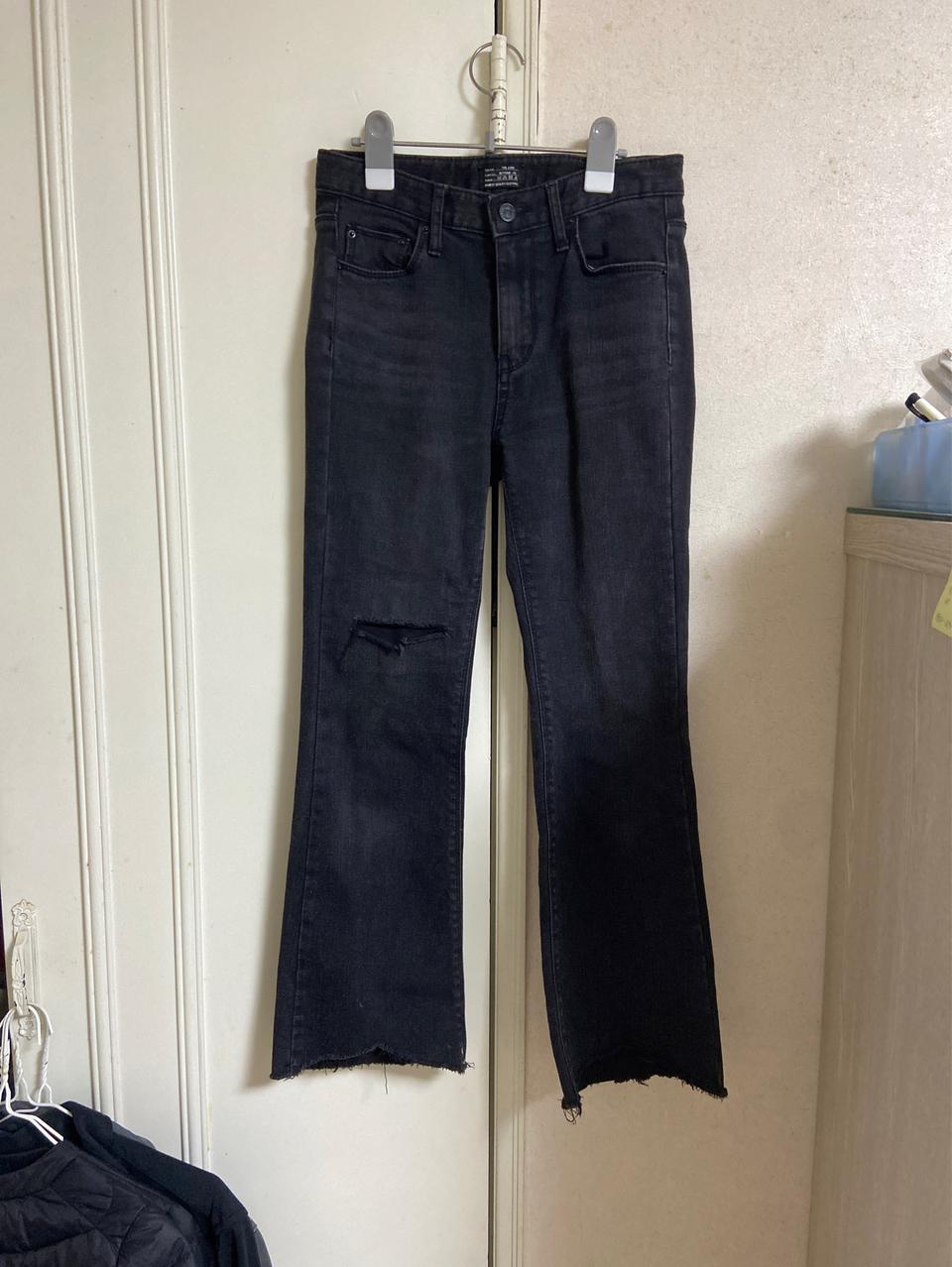 하이웨스트 스판 바지s