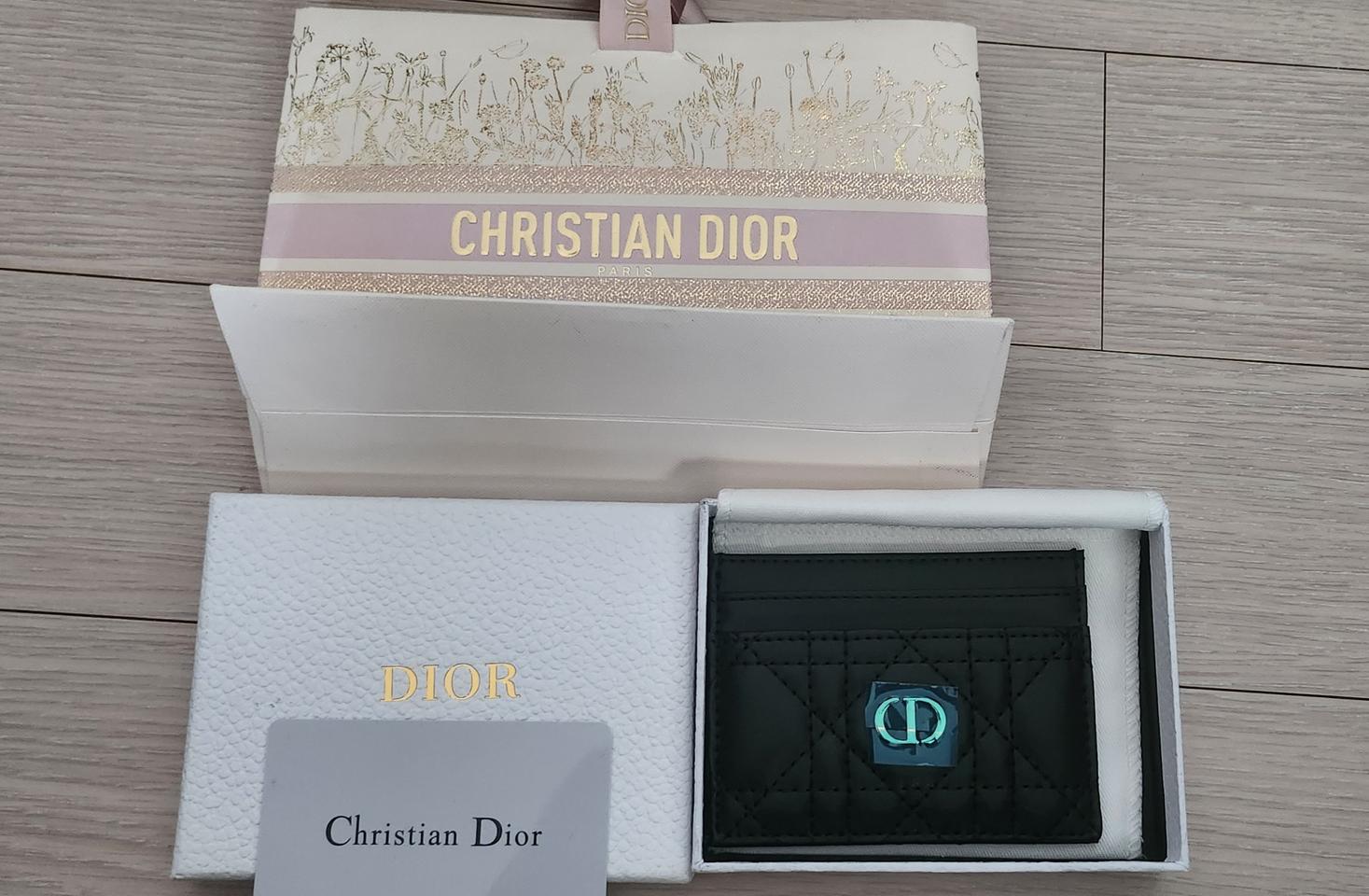 [앙녕하슈님 결제용] 디올 카드지갑(새상품)