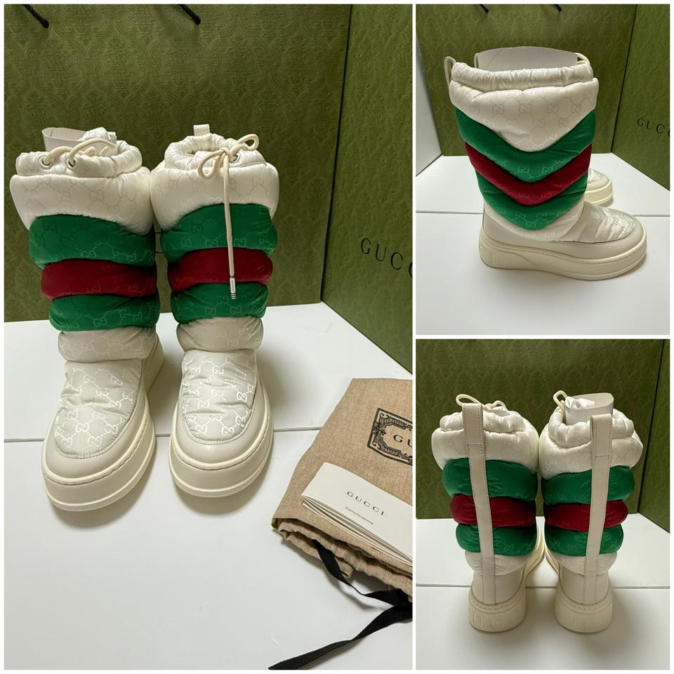 구찌 여성 패딩 부츠 gucci