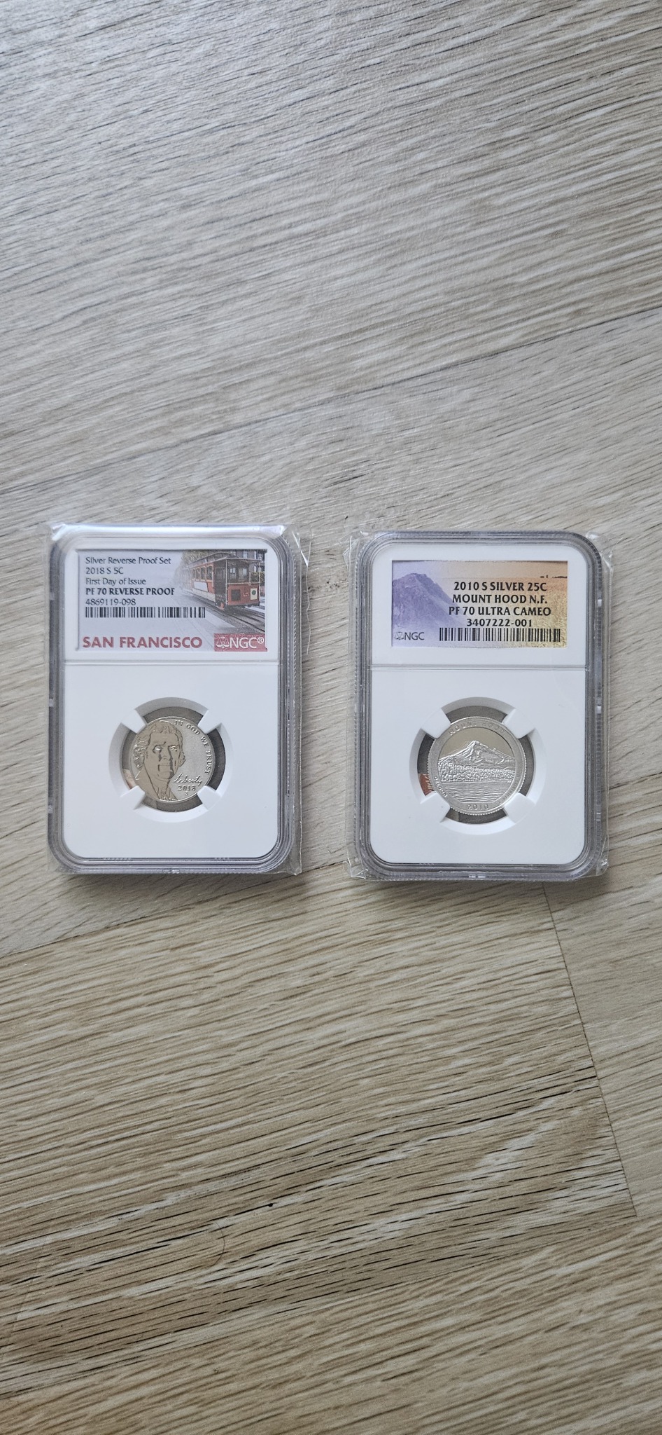 2018 리버스프루프 은화 외 하프달러 70등급 은화 1점