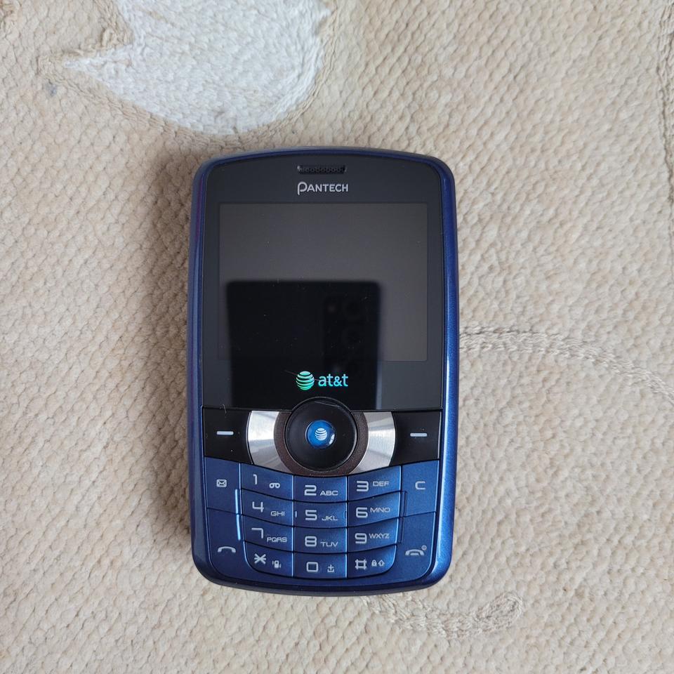 PANTECH at&t 블루 소장폰