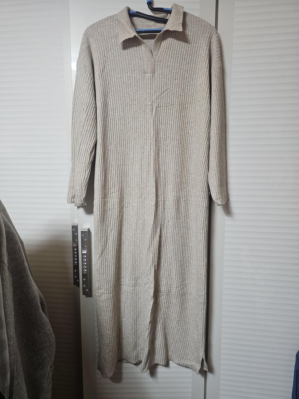니트 롱 원피스