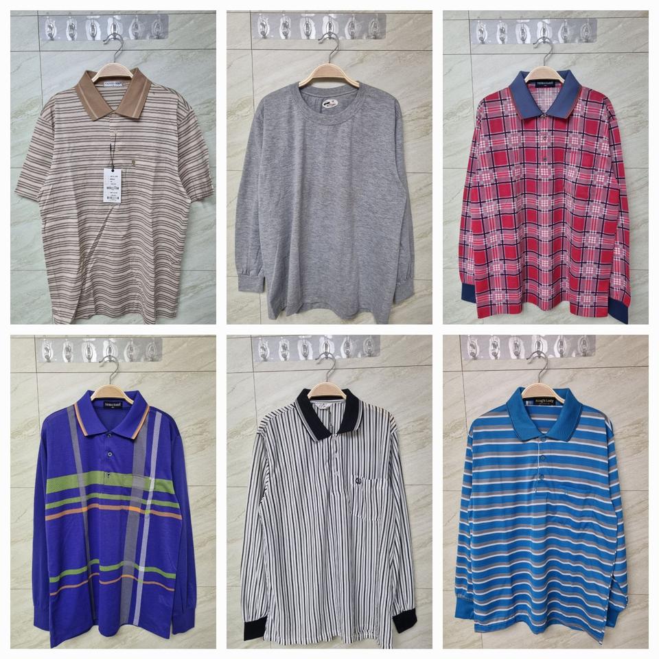 595)남성티셔츠6종세트