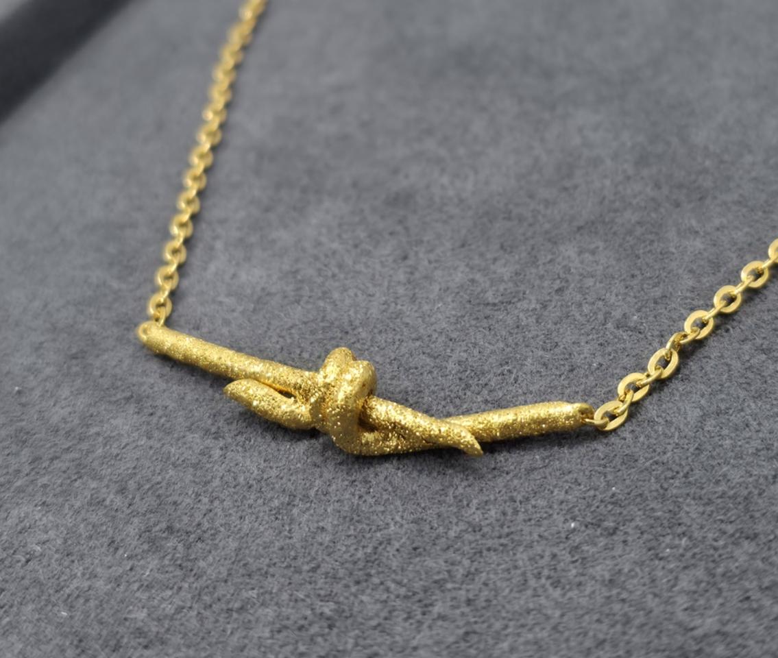 24k 순금 1돈 노트 목걸이 + 18k 장금장식