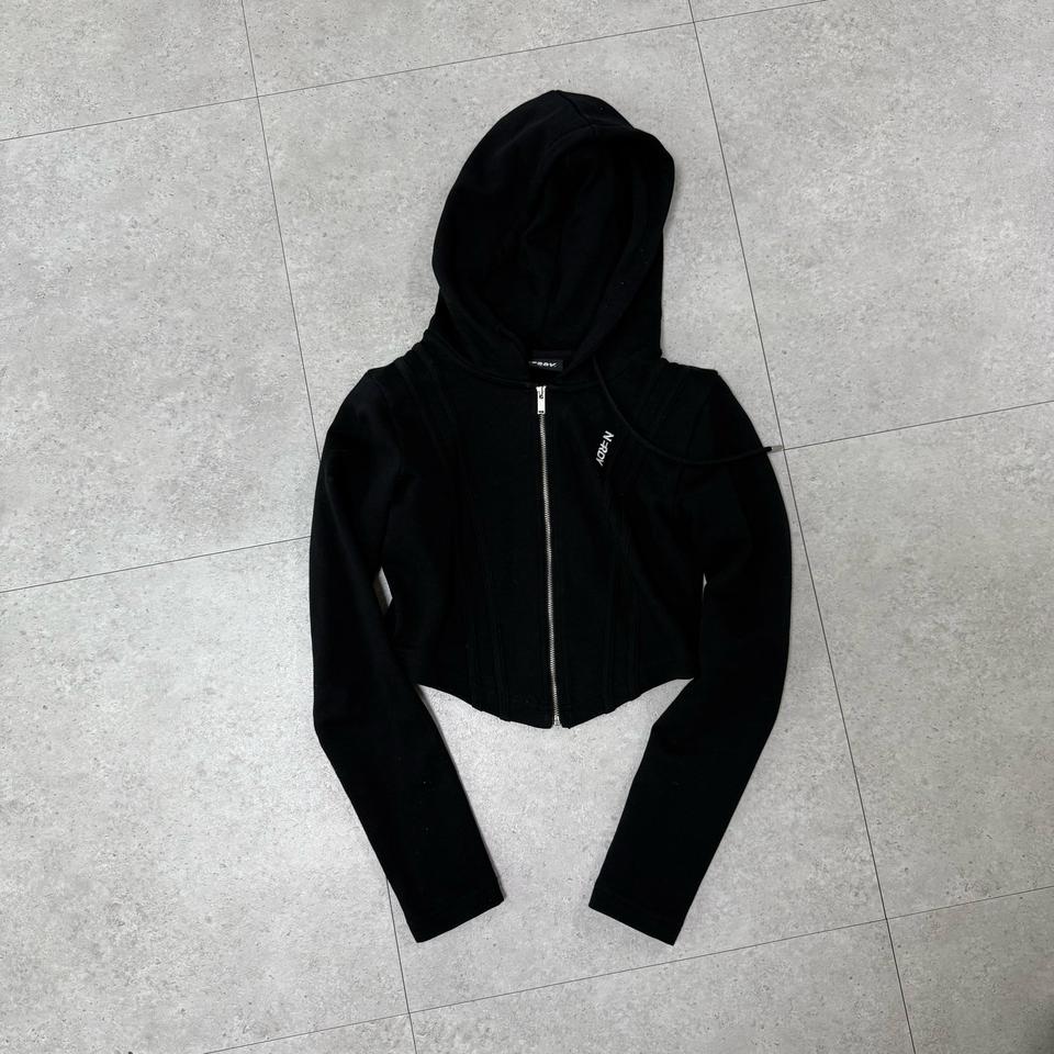 널디 우먼스 슬림핏 후디집업