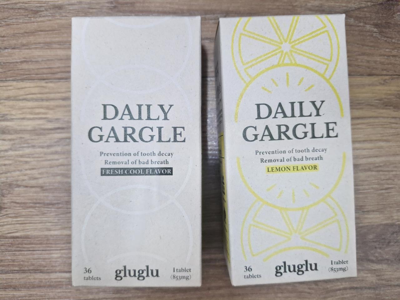 글루글루하루가글 (플루오르화나트룸) - 프레쉬쿨향 & 레몬향