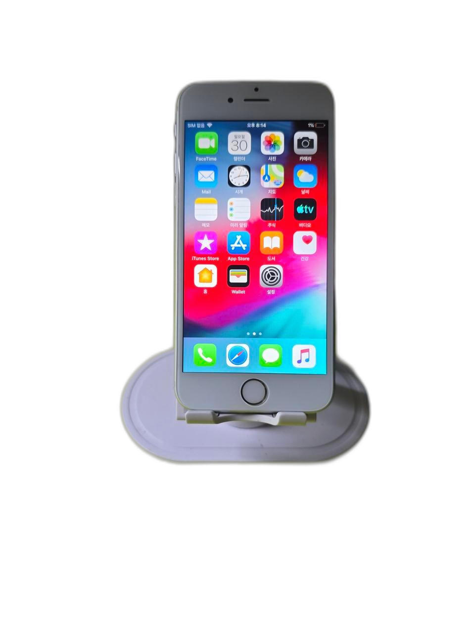 아이폰 6. 실버 32기가 100%
