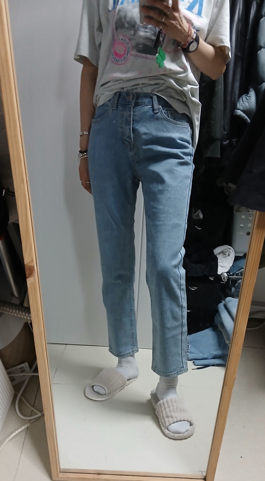스판청바지