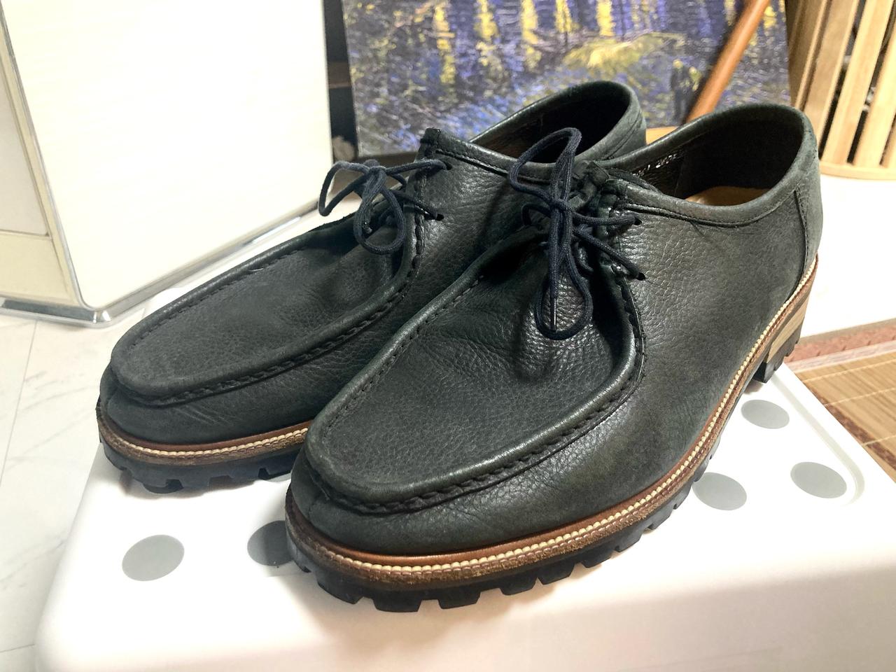 손신발 워싱 소가죽 주문 제작 더비슈즈 280-285