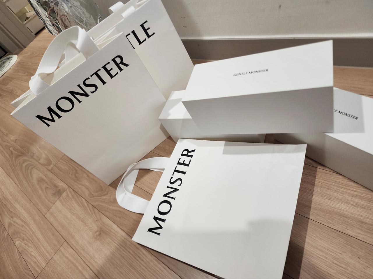 젠틀몬스터 빈박스 + 쇼핑백 세트 3세트