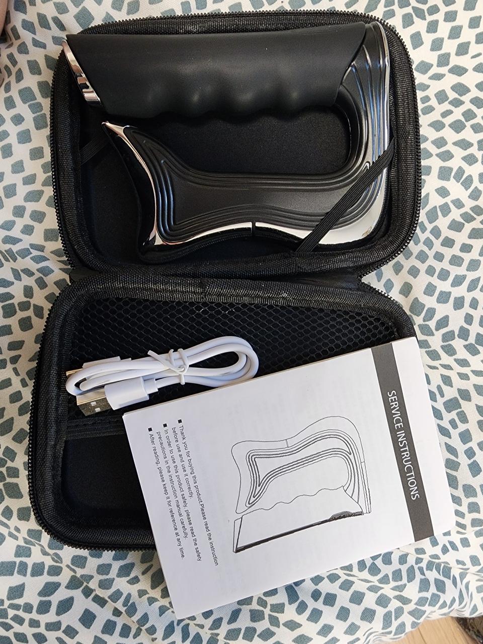 슬림메이커 고성능 괄사 마사지기 미세전류 바디 라인 관