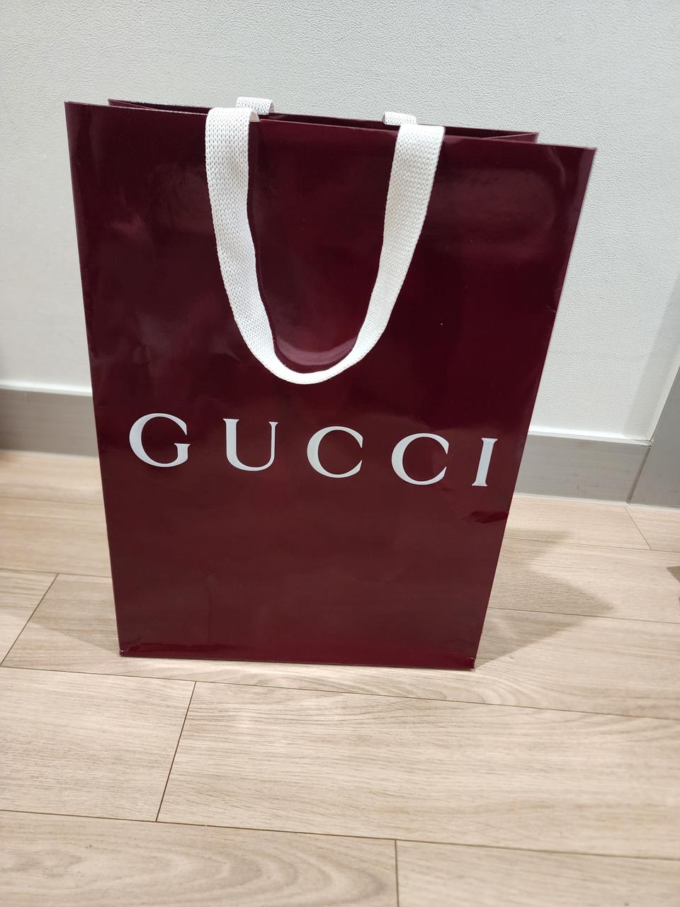 구찌 쇼핑백,구찌 종이가방,구찌 종이백1개