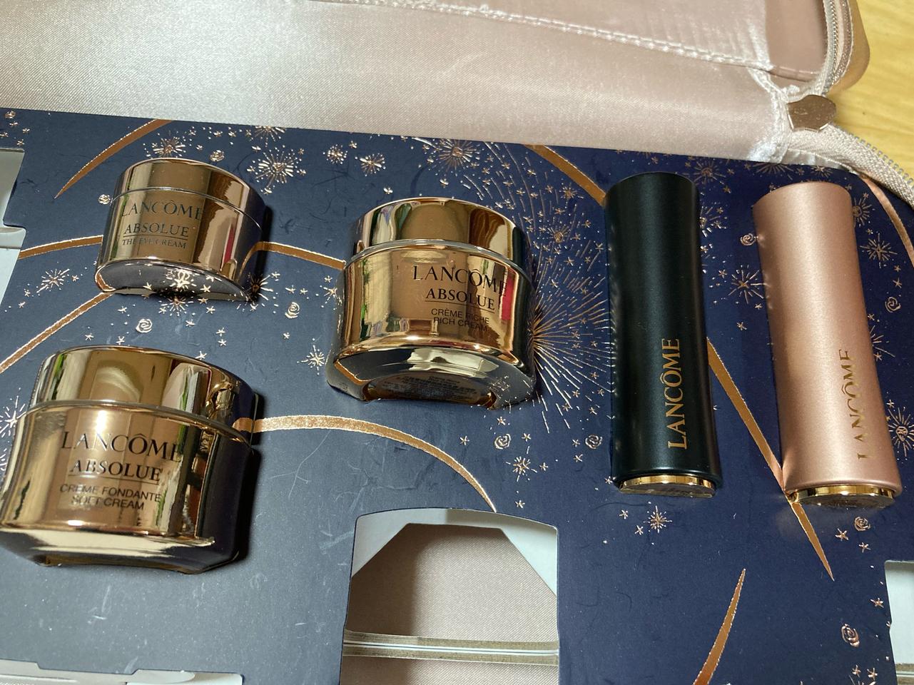 새제품) 24년 랑콤 가방 선물 세트 사진그대로+랑콤 핑크파우치1개