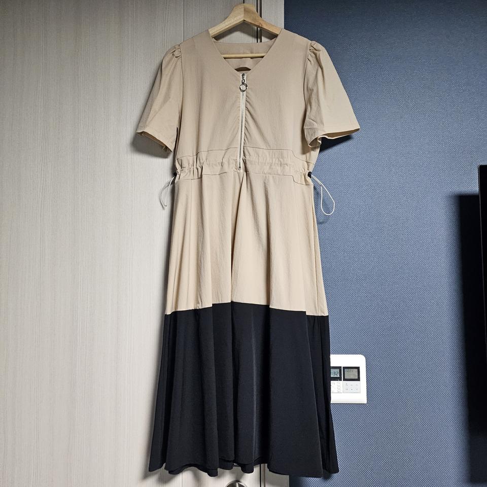 집업 바스락 롱원피스