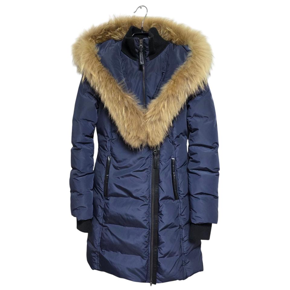 맥케이지 여성 라쿤퍼 덕다운 롱패딩