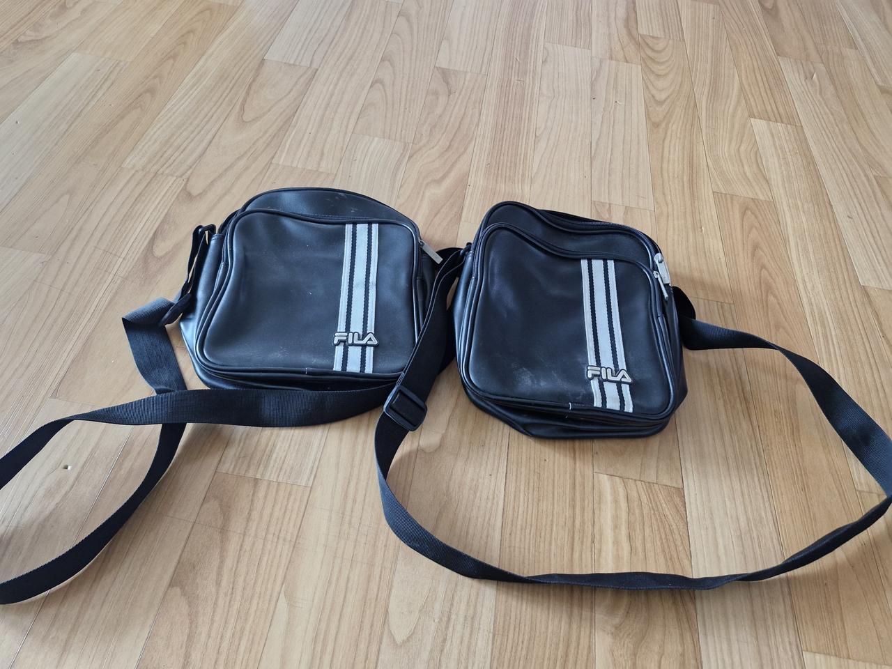 FILA 휠라 소형 크로스백 여행용 보조 가방 2개