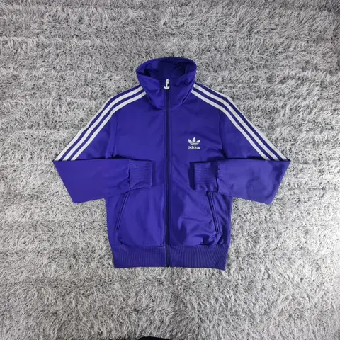 아디다스 져지 백로고 파이어버드 트랙탑 퍼플 보흰 95