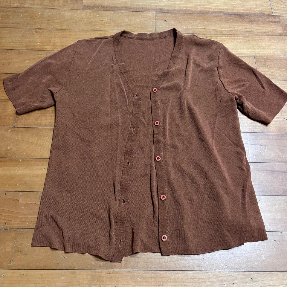 여리여리 반팔 가디건